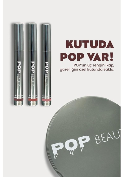 3'lü Soyulabilir Dudak Kalemi Seti, Kalıcı Ruj Etkili, Peel-off Lip Tattoo, Özel Kutulu Kozmetik Set Belirtilmemiş