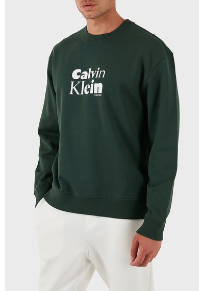 Calvin Klein Erkek Sweat Lv04ld242g Llg Haki Haki