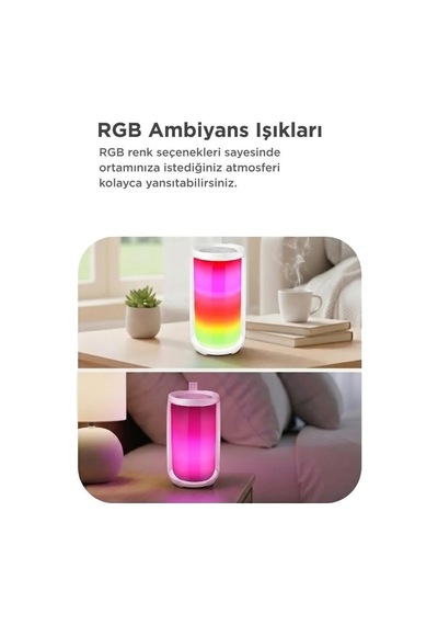 Premium Dinlence Kamp Parti Bluetooth Hoparlör Rgb Işıklı Speaker Pluse5 Siyah