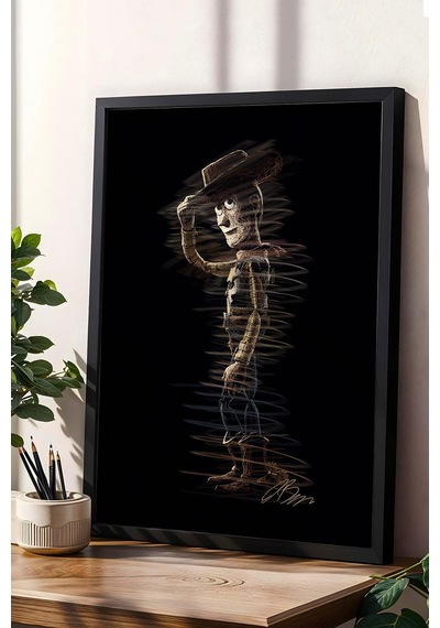 Toy Story Sheriff Woody Çerçeveli Tablo - Estetik Poster