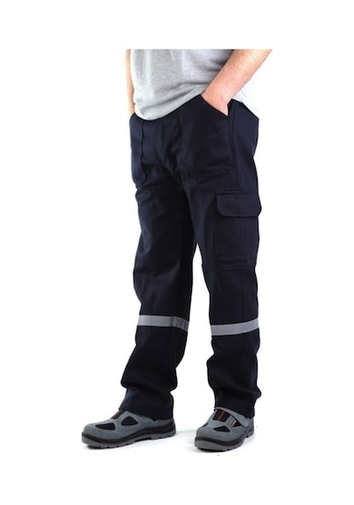 Gabardin Lacivert Pantolon Ref. Kom. Cepli 7 7 L Beden