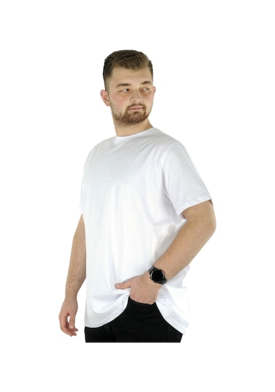 Mode Xl Erkek T-Shirt Bisiklet Yaka Suprem 20031 Beyaz 001