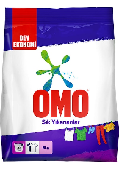 4 Adet Omo Çamaşır Deterjanı 5 Kg Sık Yıkanan Çamaşırlar İçin
