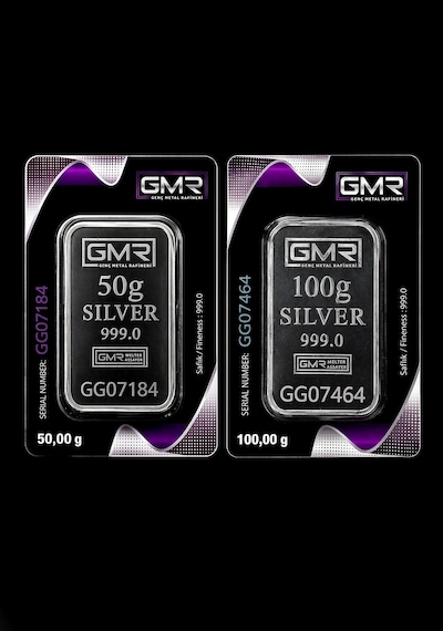 GMR 150 Gram Külçe Gümüş