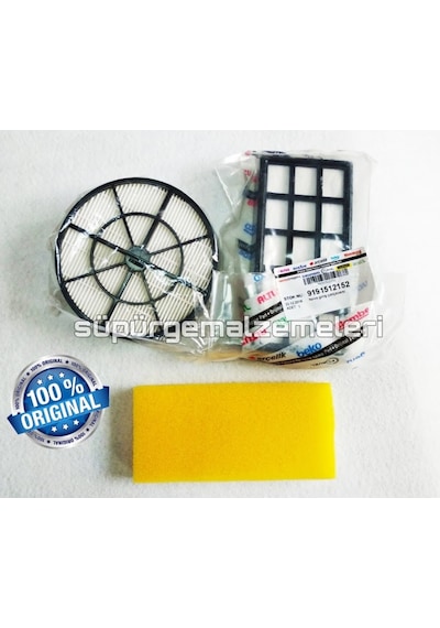 Beko Uyumlu Bks 5316  Hepa Filtre Seti (364438610)