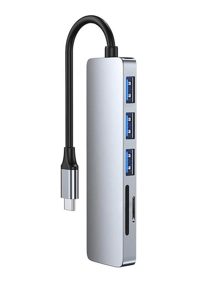 Usb Type C To 4k 30hz Hdmi Kablosu Sd Tf Kart Okuyucu Usb 3 0 Çoklayıcı Hub Çevirici Kablo