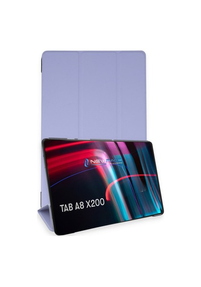 Galaxy Uyumlu X200 Tab A8 10.5 Kılıf Tablet Smart Kılıf - Lila Diğer