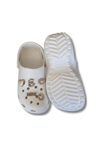 Lovıta Crocs Model Terlik 36-40 Beyaz Beyaz