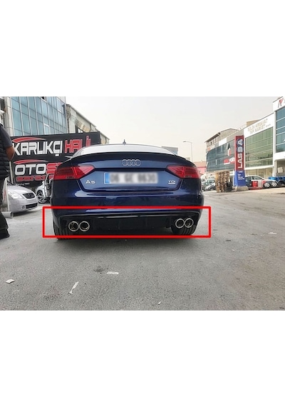 Audi A5 Difüzör Fiberglass Boyasız