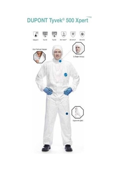 Tyvek 500 Xpert Tulum 1 Adet En 14126 Standartında