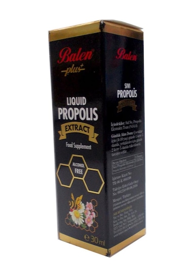 Balen Plus + Alkolsüz Sıvı Saf Propolis Ekstraktı 30ml