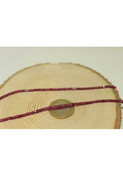 Yasamtohumu Yakut Taşı Küp Şekilli Yarım Dizi 2.5 MM 17  CM Çok Renkli