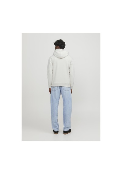 Jack & Jones Kapüşon Yaka Krem Erkek Sweatshırt 12246802 Jorlakewood Sweat Hood Bf