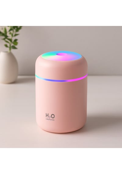 Mini Usb Hava Nemlendirici 300ml - Işıklı Taşınabilir Aroma Difüzör Belirtilmemiş