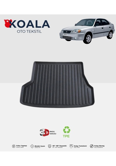 Hyundai Accent Admire 2001-2006 3d Bagaj Havuzu