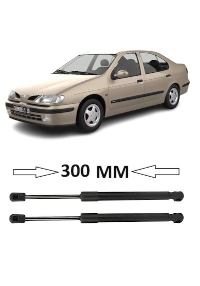 Renault Megane 1 Sedan 1996-2002 Uyumlu Sağ + Sol Takım Bagaj Amortisörü 2 Adet 300mm 7700838612 Bagaj Amortisörü Renault Megane 1 Sedan 1996-2002 Uyumlu Sağ + Sol Takım Bagaj Amortisörü 2 Adet 300mm 7700838612 Bagaj Amortisörü
