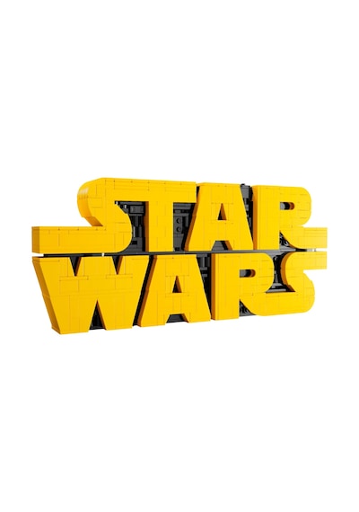 LEGO® Star Wars™ Parçalarla Yapılan Star Wars Logosu 75407 - Yetişkinler için İnşa Edilebilen Dekoratif Model Yapım Seti (700 Parça)