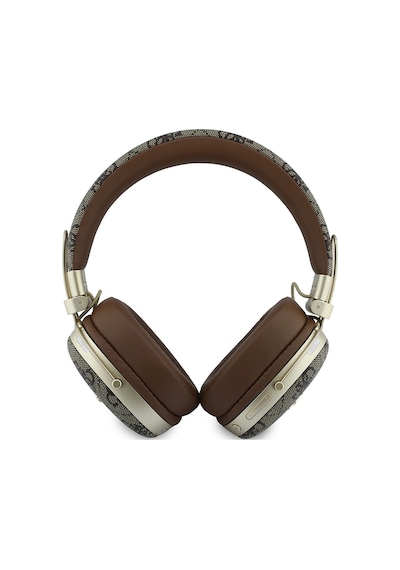 Guess Lisanslı ENC Teknolojili 4G Desen Metal Script Logolu Kulak Üstü Bluetooth 5.4 Kulak Üstü Kulaklık