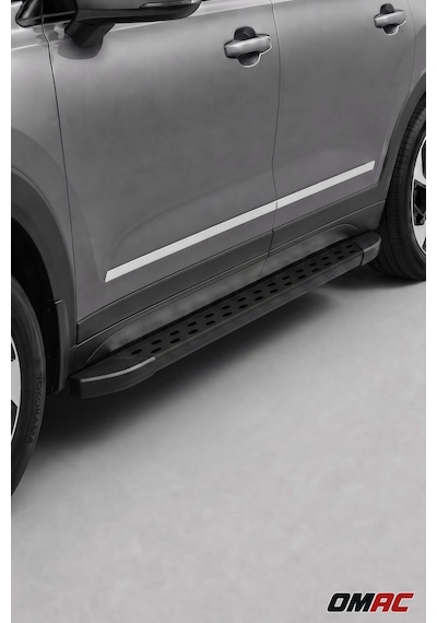 Renault Trafic 3 Facelift 2023-2026 Uyumlu Araca Özel Dot Line Lwb Yan Basamak Siyah