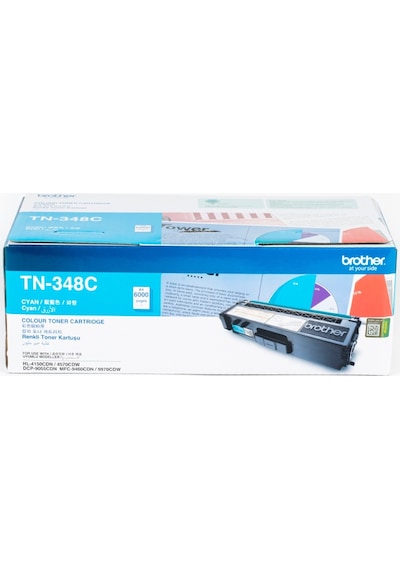 Brother Tn-348C Mavi Toner (6000 Sayfa)