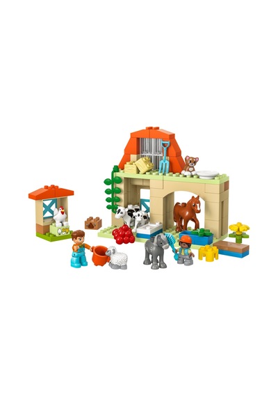 Lego 10416 Duplo Çiftlikte Hayvanların Bakımı 10416 - 2 Yaş & Üzeri Çocuklar İçin Eğitici Oyuncak Yapım Seti 74 Parça