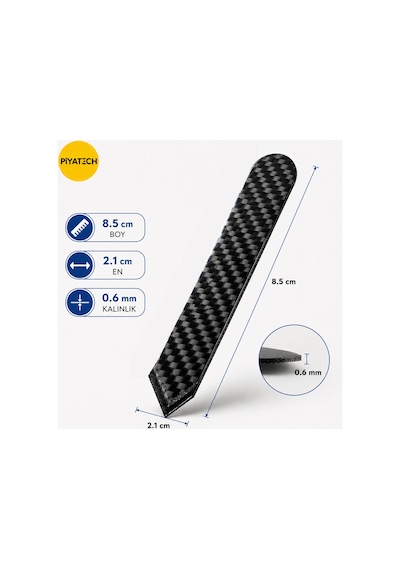 Karbon Fiber Telefon Ve Tablet Ekran Sökme Penası Tamir Kazıyıcı 8.5 X 2.1 Cm 0.6 Mm