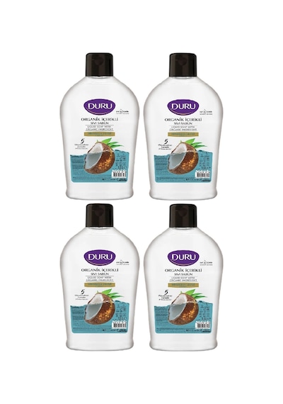 Organik Içerikli Sıvı Sabun Hindistan Cevizi 1.5 Lt X 4 Adet