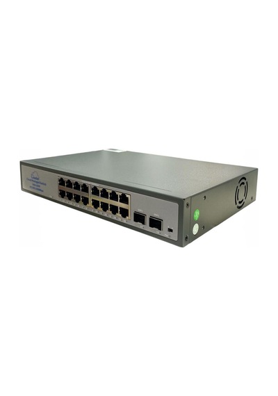 Novacom Nvc-hıs2116g2s 16 Port + 2 Sfp Gigabit Plastik Kasa Ethernet Switch