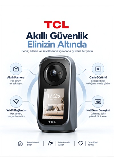 Tcl C3v-u 360 Full Hd Ekranlı Akıllı Güvenlik Kamerası Distribütör
