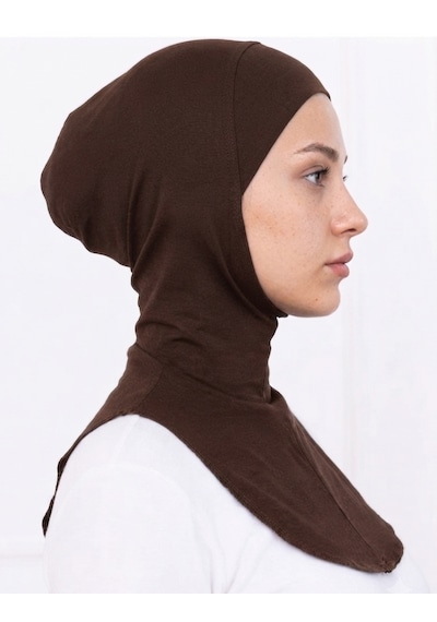 Alivascarf Ninja Bone Boyunluklu Likralı Sporcu Bonesi Kadın Pratik Tesettür Hijab Başörtü Kahverengi Alivascarf Ninja Bone Boyunluklu Likralı Sporcu Bonesi Kadın Pratik Tesettür Hijab Başörtü Kahverengi