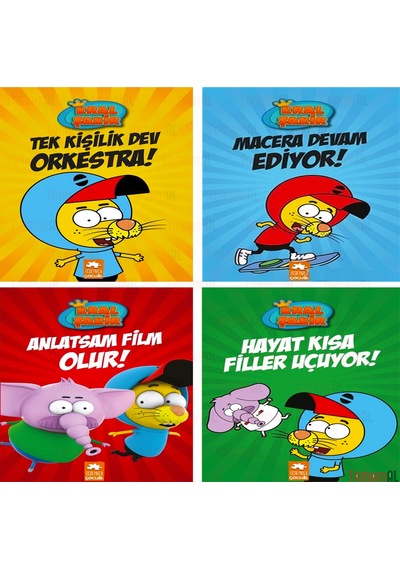 Kral Şakir Okuma Seti 1-2-3-4 Ciltli