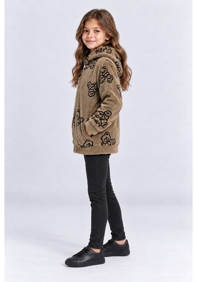 Ahengim Çocuk Peluş Kapüşonlu Fermuarlı Sweatshirt Ayıcık Desenli Unisex Sıcak Tutan Yumuşak Üst Giyim Ak4120 Kahverengi Ahengim Çocuk Peluş Kapüşonlu Fermuarlı Sweatshirt Ayıcık Desenli Unisex Sıcak Tutan Yumuşak Üst Giyim Ak4120 Kahverengi
