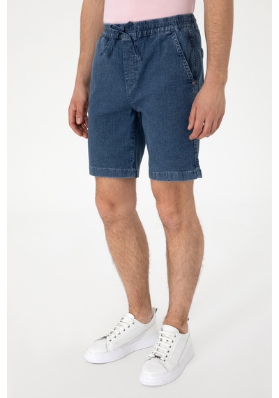 U.s. Polo Assn. Erkek Mavi Şort Jean 50304368-dn0022 Mıd Blue