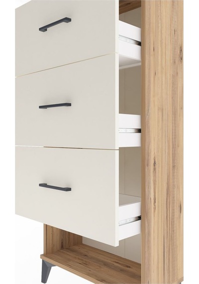 Arges Dolap 3 Çekmeceli 60x30x134 Çam-aytaşı Çam Arges Dolap 3 Çekmeceli 60x30x134 Çam-aytaşı Çam