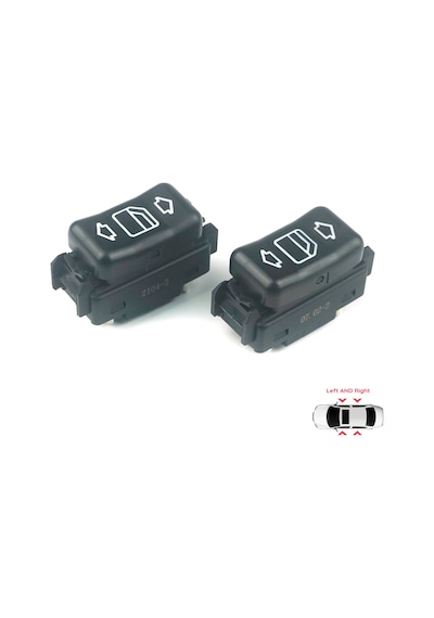 Sağ Sol Cam Açma Düğmesi Mercedes W124 W126 W463 W201 190 İçin
