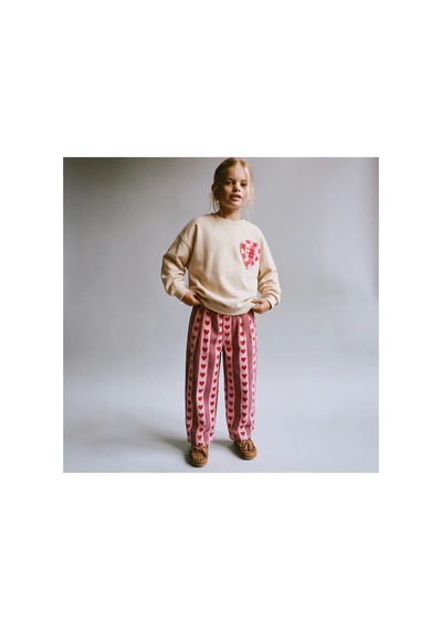 Poala Kids Always Love Sweatshirt Pembe