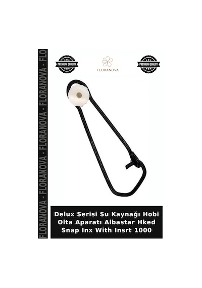 Delux Serisi Su Kaynağı Hobi Olta Aparatı Albastar Hked Snap Inx With Insrt 1000 standart