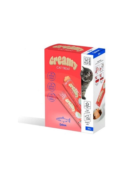 M-Pets Somon Balıklı ve Biftekli Sıvı Kedi Ödülü 25'li 15 G