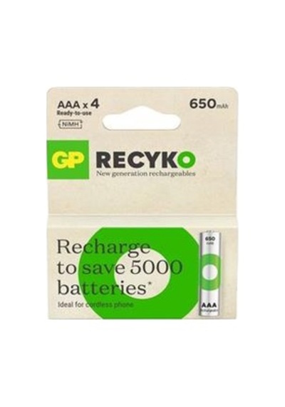 Gp Aa 1300 Mah Şarjlı Recharge Kalem Pil 4'lü Paket Gp1300aahvc-2tlb4