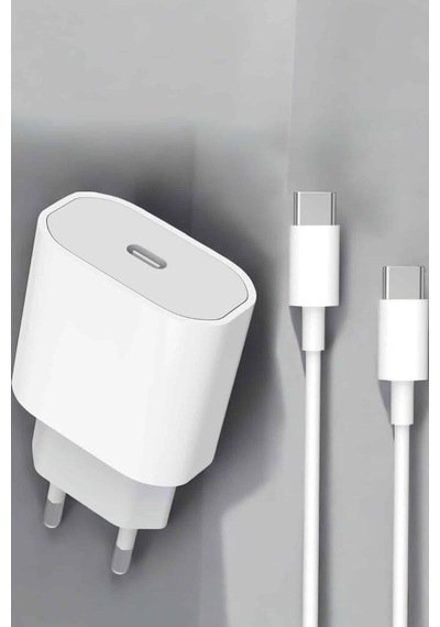 Güç Adaptörü Ve Kablosu Şarj Aleti 15/15 Pro Max Uyumlu Hızlı Şarj Tkn3tgsml03b08k2aqk