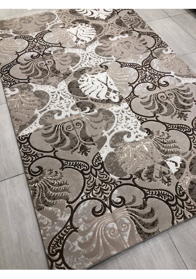 Saray Halı Sembol 12442 R 150X230 Krem Kahve Temiz Hava 4 M2 Halı