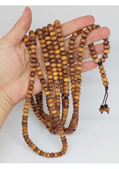 Zeytin Ağacı 500'lük Zikir Tesbihi 5 8mm 5117 Çok Renkli