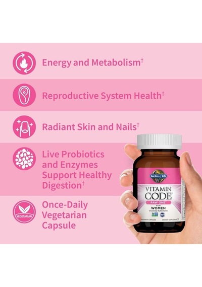 Vitamin Code Raw One For Women Once Daily Multivitamin 75 Veg. Capsules