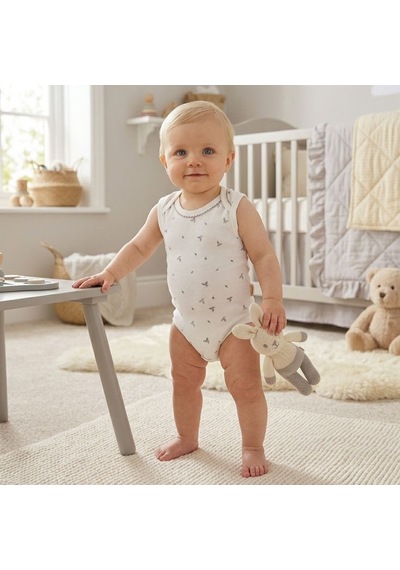 Tiffany Baby & Kids Tiffany Baby Olive Branch Theme Atlet Body 46009 Ekru
