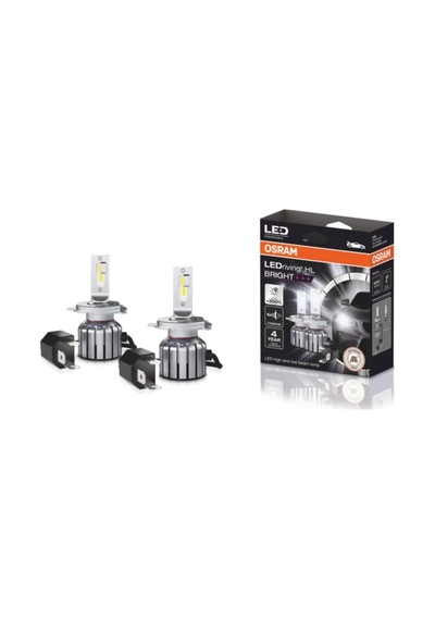 Osram H4 Led Xenon Kit%300 Fazla Işık / 4 Yıl li 12v 2 Adet Far Için