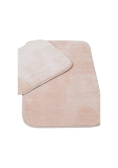 Elart Kaydırmaz Tabanlı Peluş Dokuma Doly Banyo Paspas Takımı 2'li 60 X 100
