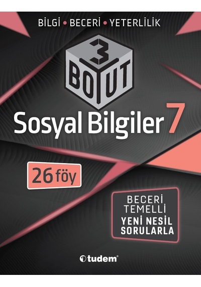 Sosyal Bilgiler 7.Sınıf 3 Boyut -  Tudem Yayınları