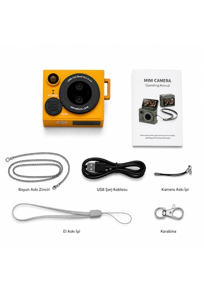 Bubitechh G13 Pro 1080P Mini Kamera Kompakt Dijital Fotoğraf Makinesi