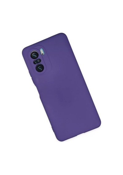 Newface Xiaomi Poco F3 Kılıf Nano İçi Kadife Silikon - Mor