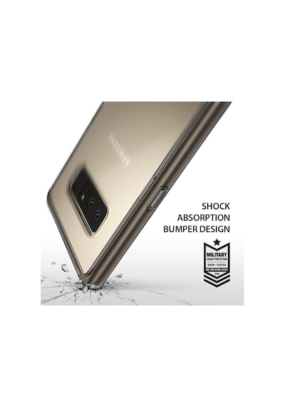 Ringke Fusion Galaxy Note 8 İle Uyumlu Kılıf Smoke Black